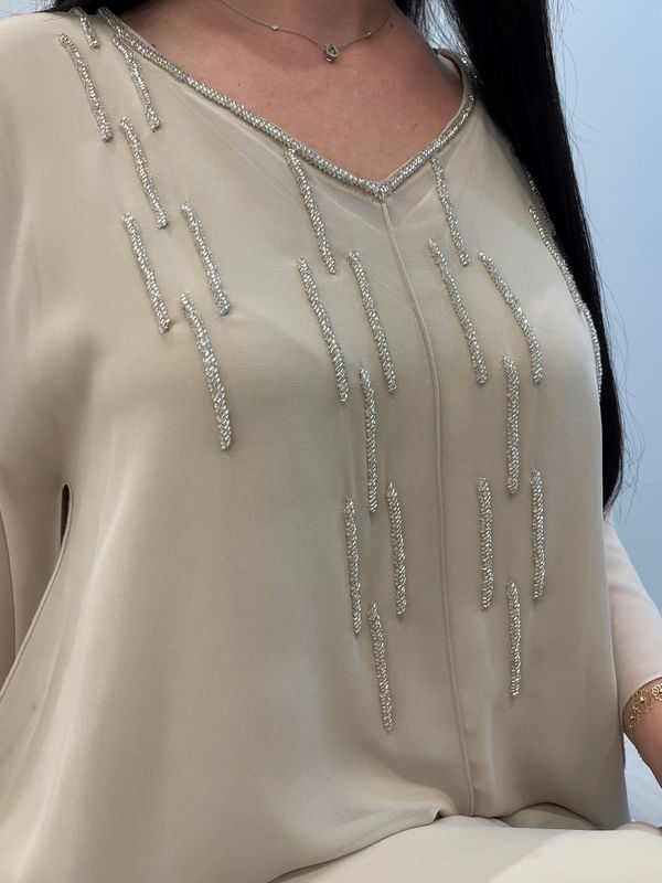 2 Pc Chiffon Handmade Embroidery